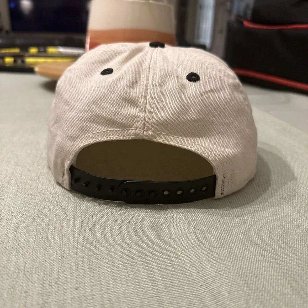 Lafavre Orange Blossom Snake Embroidered Snap back Hat